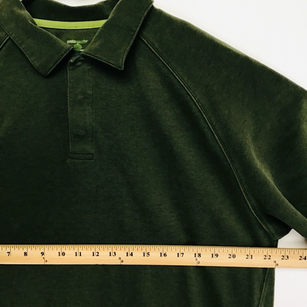 Patagonia men’s snap button long sleeve polo shirt large - Picture 8 of 9